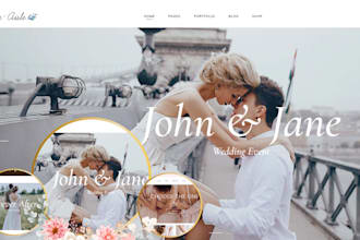 design wedding, rsvp, event planning, birthday, conference, or festival website
