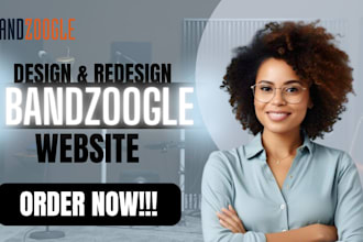 design professional bandzoogle website or redesign and design bandzoogle website