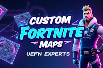 create a custom fortnite map in unreal engine uefn 3d thumbnail