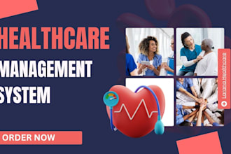 build healthcare management system, admin portal integration, ambulance website