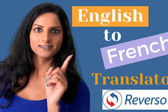provide perfect english to french or french to english manual translations