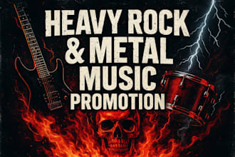pitch and promote your rock or metal music to 900 active playlist curators