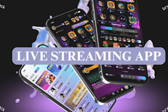 develop live streaming app streaming website video  streaming app streaming app