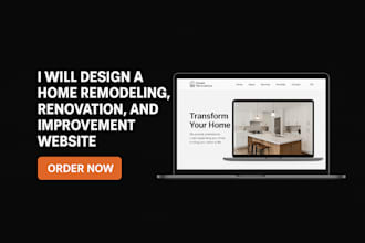 design a home remodeling, renovation,improvement  and home decor website