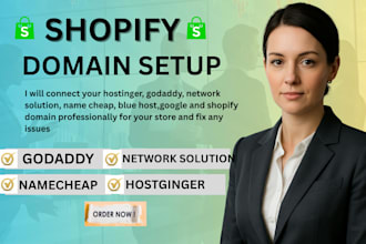 connect your godaddy domain to your shopify store and shopify website properly