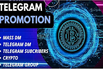 grow crypto telegram promotion, crypto telegram marketing, telegram subscribers