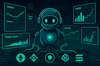 develop a custom dexscreener bot for real time token, dexscreener trading bot