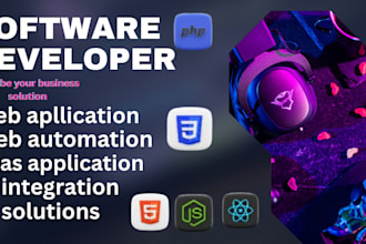 be web app software developer solution fms ai web automation odoo, erp, crm, mlm