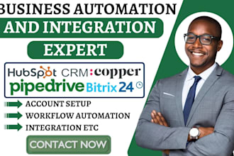 do sugarcrm copper crm bitrix24 pipedrive automation hubspot zapier integration