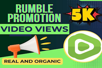 do a rumble video promotion
