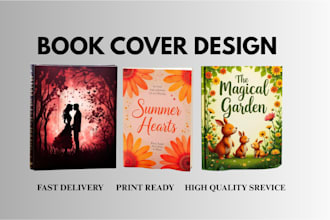 create book cover design, ebook cover design, kindle cover