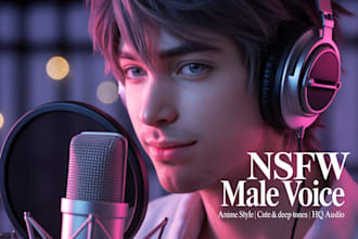 provide sexy male erotic boyfriend nsfw voice acting deep anime voiceover asmr