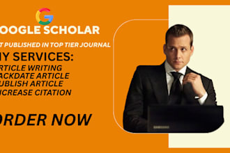 write b2b tech, saas blog posts and publish research articles in google scholar