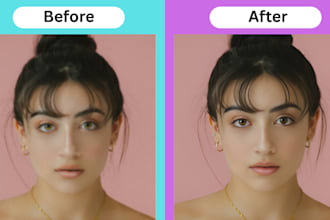 do ai images editing, face swap, resizing and upscale