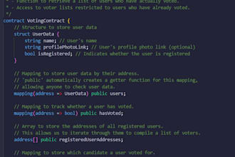 create solidity smart contract based on any rules you need