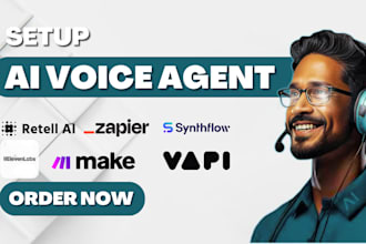 voice ai agent retell ai vapi synthflow n8n ai automation ai sales agent makecom