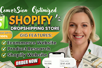 design, redesign shopify store, shopify dropshipping store, shopify website