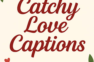 write romantic love captions for social media