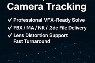do professional 3dequalizer camera tracking for your vfx shots