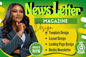 be your newsletter, professional flyer, brochure and event promotion designer