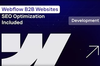 convert figma to webflow, b2b webflow website with responsive design