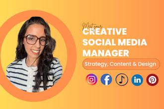 social media manager and content creator