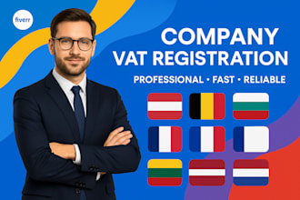 do company, vat registration for austria, belgium, bulgaria, czechia, france