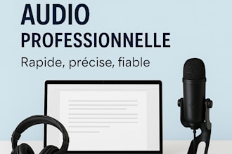 transcription de vos fichiers audio vers un ecrit