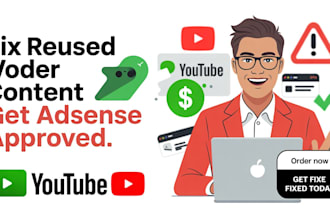 fix reused content and get your youtube channel approved for adsense