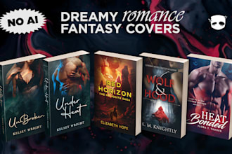 create steamy romance covers for your romantasy book