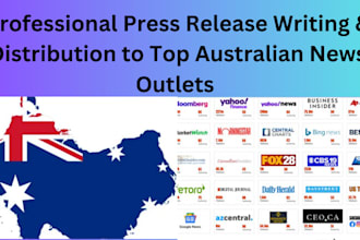 press release writing and distribution to top australian news sites outlets