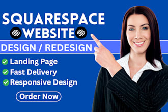 design, redesign squarespace website or squarespace ecommerce store, site update