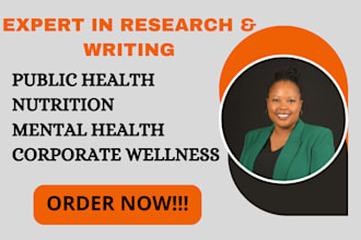 do case study  on public health, nutrition, mental health and corporate wellness
