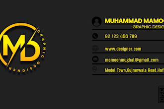design a stunning visiting card for your business