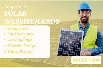 design solar leads solar roofing construction handyman website