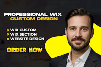 do a professional wix custom design, wix redesign, wix development, wix website