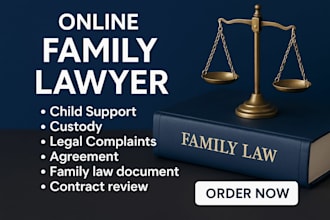 do family lawyer lawsuit child support contract review complaint divorce letter