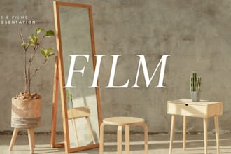 design a professional movie pitch deck for your film or series