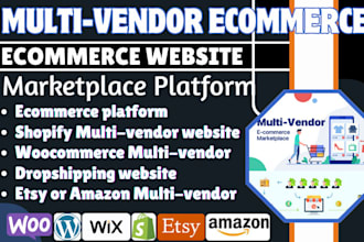 develop shopify wordpress multi vendor ecommerce store marketplace website dokan