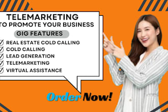 do b2b cold calling, virtual assistance, lead generation, and telemarketing