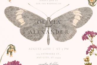 create baby shower, birthday and wedding invitations
