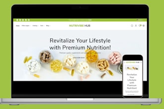 build peptides shopify store nutraceutical sarms nootropic supplements website