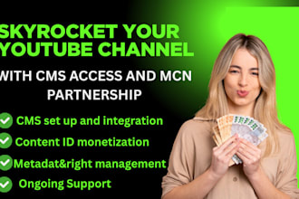 set up, manage your youtube mcn partnership and cms for maximum monetization