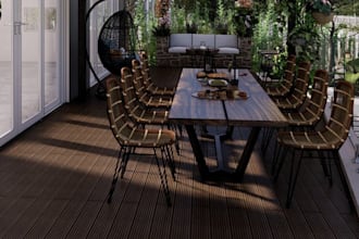design landscape garden backyard,terrace pool 3d realistic