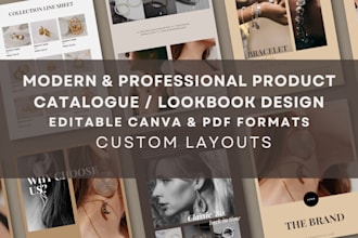 design product catalogue, pdf catalog design, lookbook design, fashion lookbook