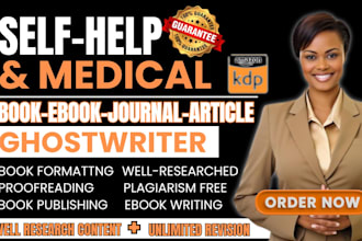 be self help ebook writer, holistic wellness, medical, health, journal, workbook