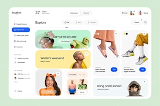 create a modern no code business or ecommerce website using webflow, wix shopify