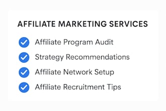 create and manage your profitable affiliate marketing campaigns