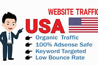 do organic website traffic to increase sales UK,USA