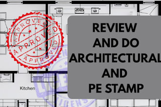 review and stamp ca, tx, fl, arizona, colorado, north, south carolina, pe stamp